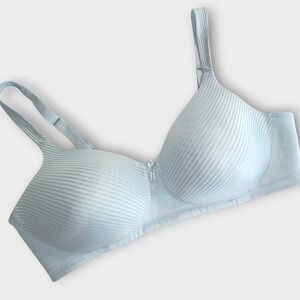 Vanity Fair Bra 42C Full Coverage Smoothing Light Blue Lined‎ Underwire